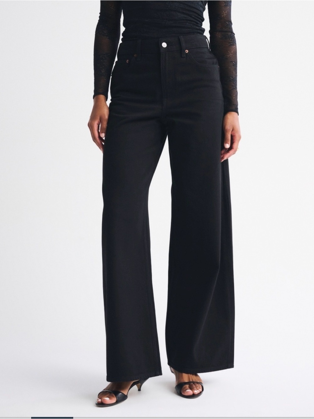 Abercrombie Curve Love High Rise Wide Leg